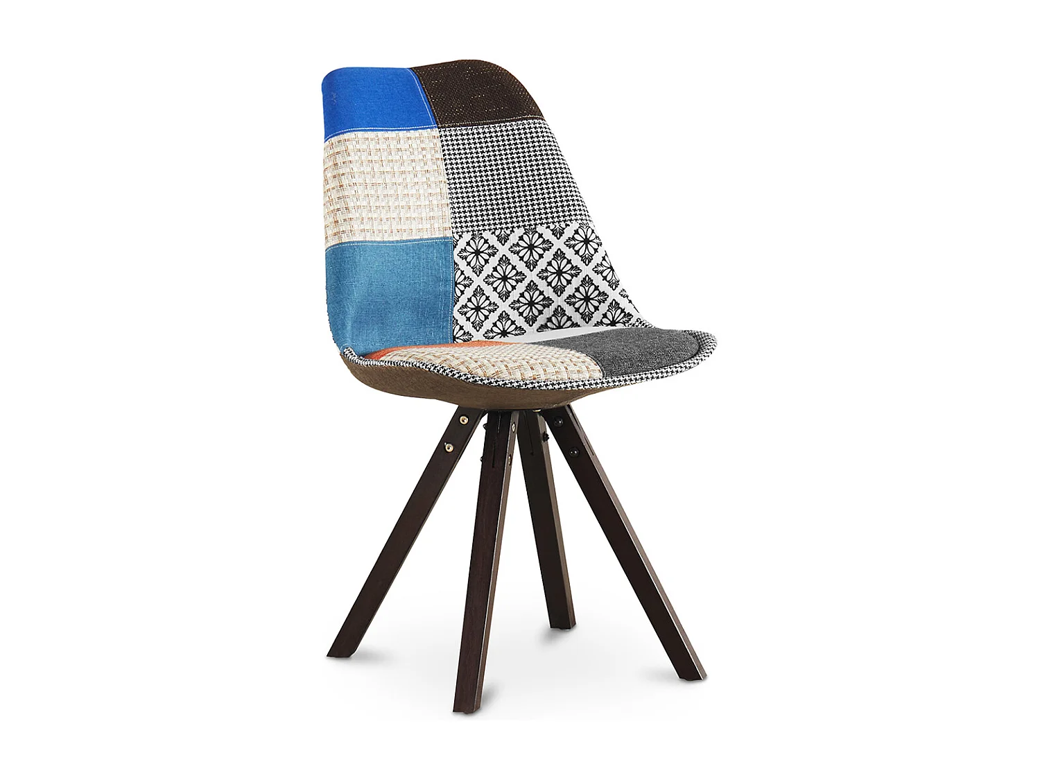 Silla de Comedor - Tapizada en Patchwork - Pixi