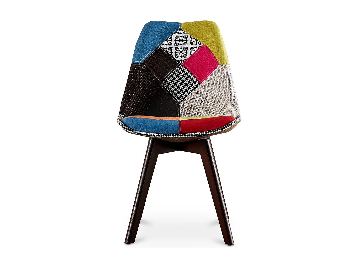 Silla de Comedor - Tapizada en Patchwork  - Simona