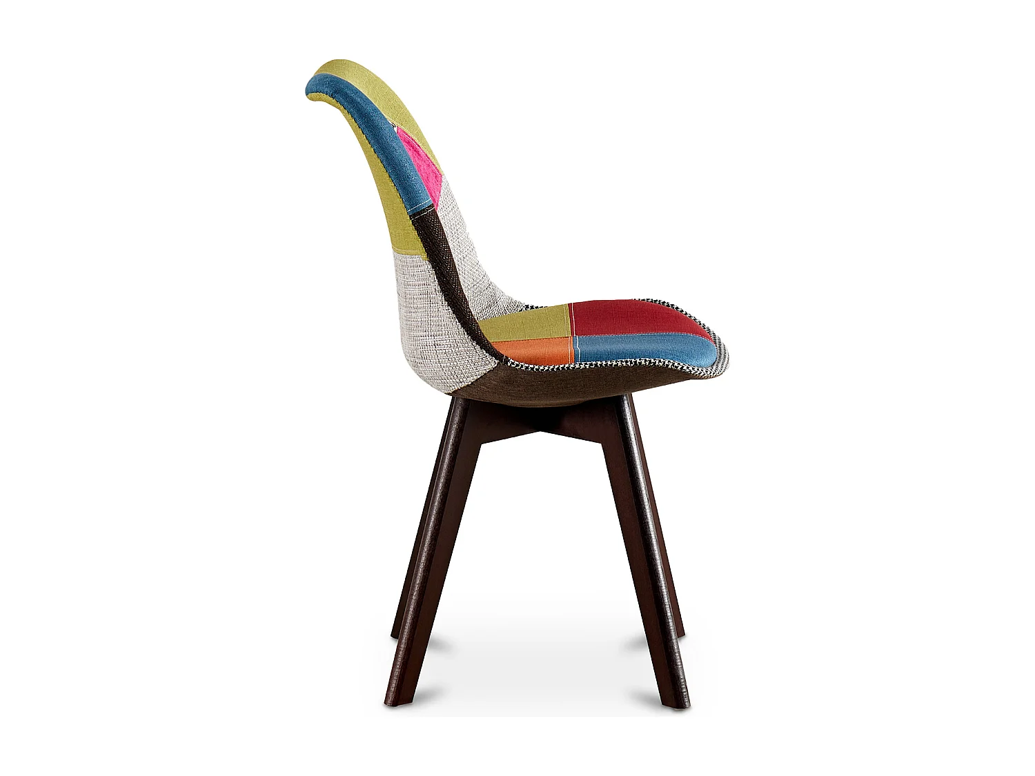 Silla de Comedor - Tapizada en Patchwork  - Simona