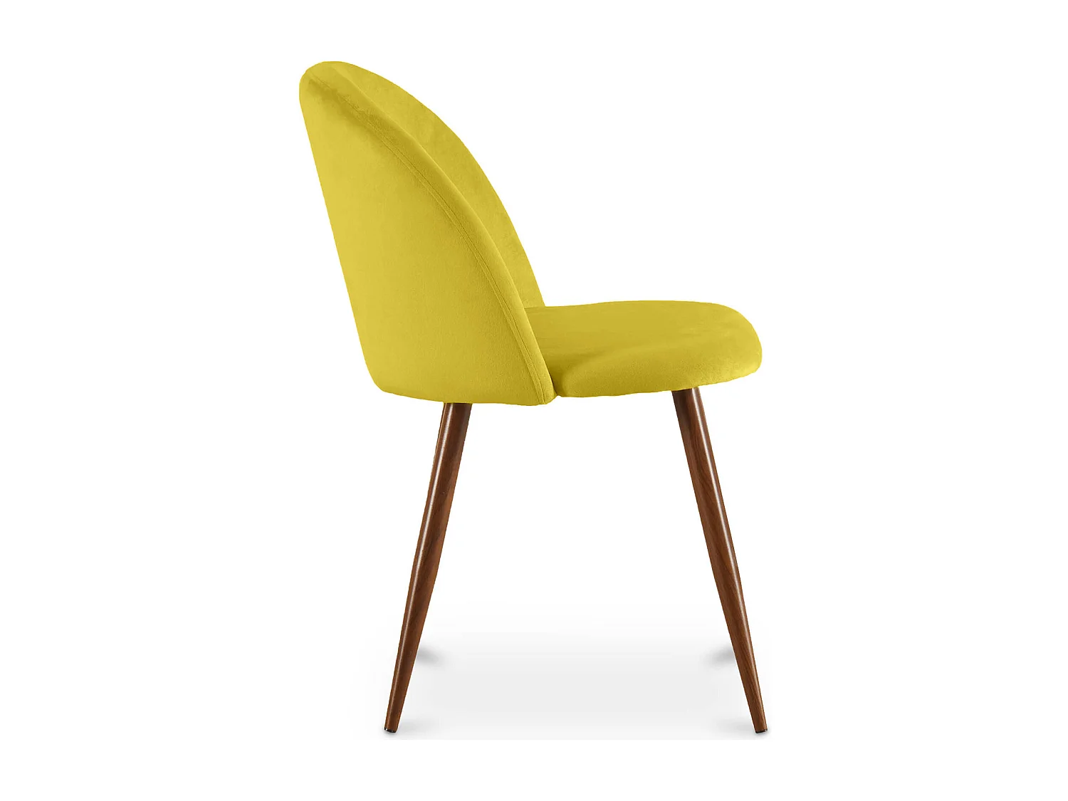 Esszimmerstuhl - Mit Samt gepolstert - Skandinavisches Design - Evelyne