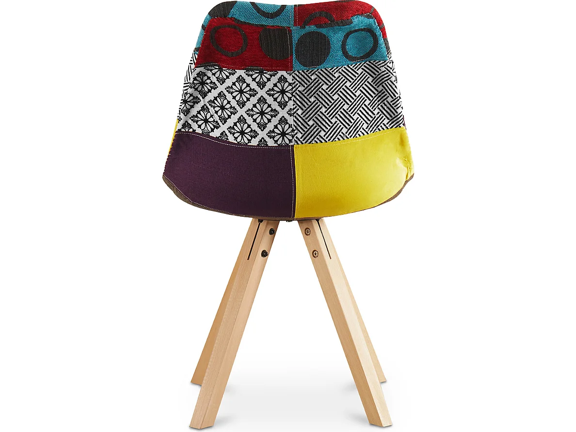 Esszimmerstuhl - Bezogen mit Patchwork - Ray