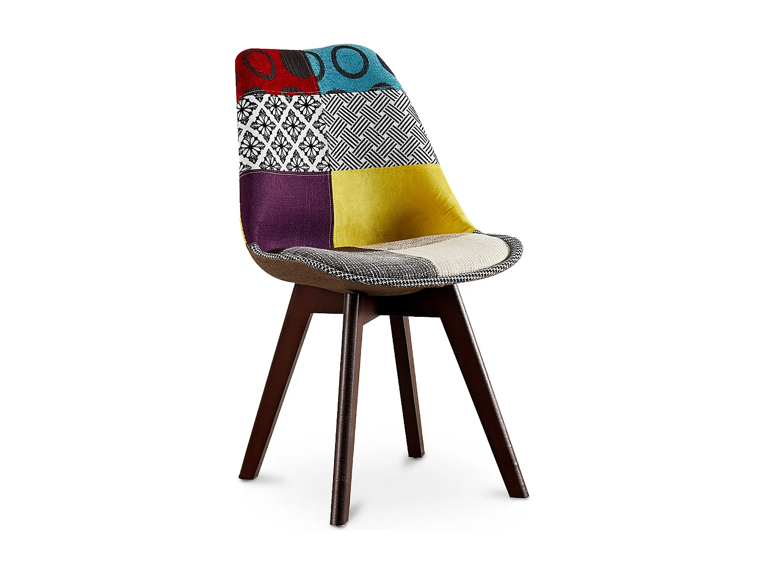 Silla de Comedor - Tapizada en Patchwork - Ray