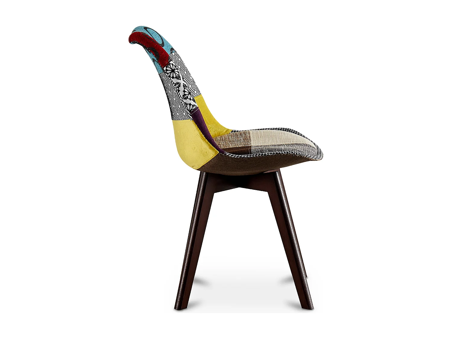 Silla de Comedor - Tapizada en Patchwork - Ray