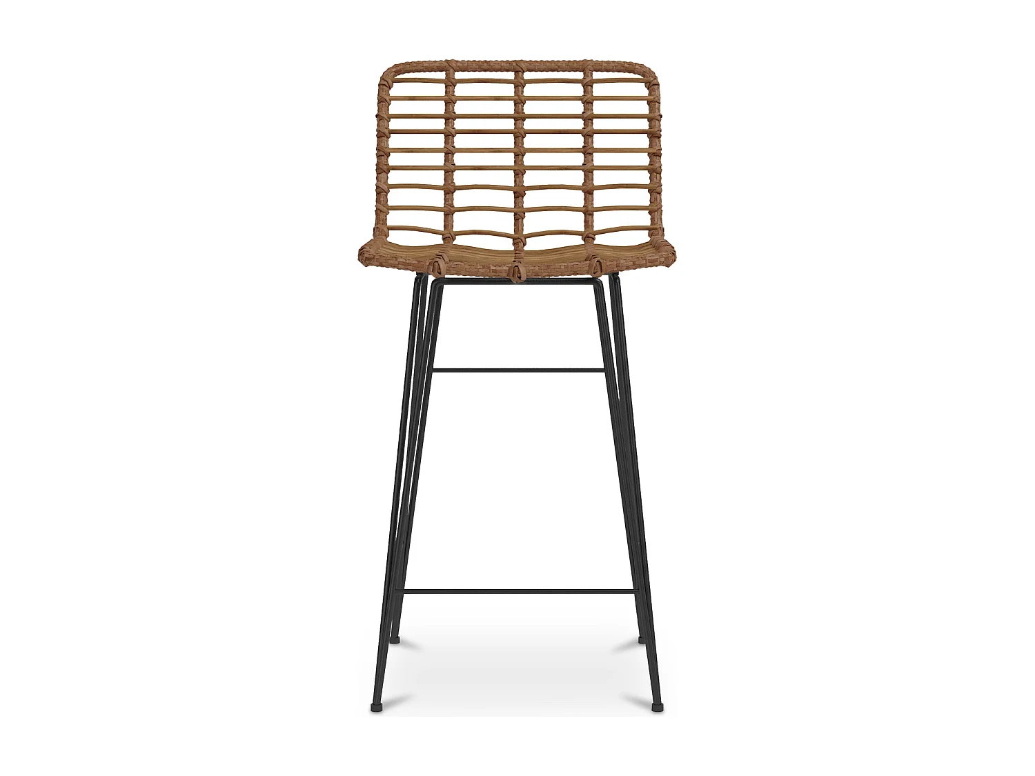 Wicker Barhocker - Boho Bali Design -65cm - Catori