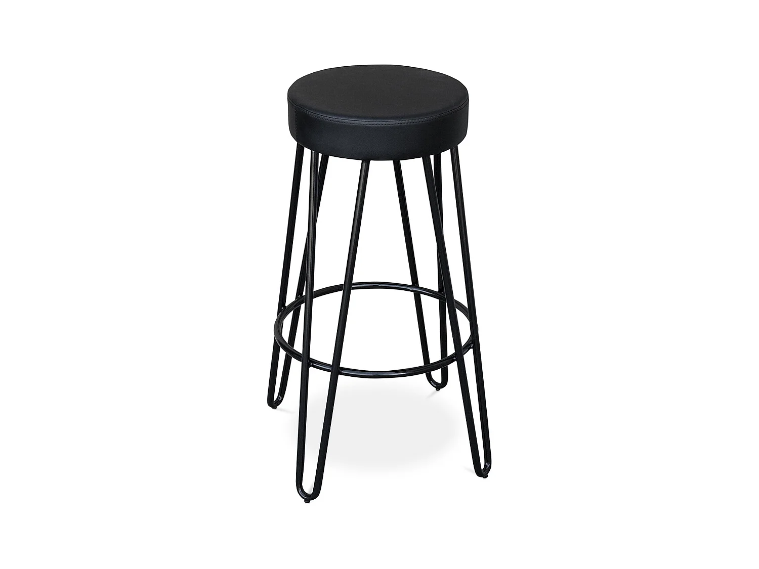Sgabello rotondo - Design industriale - 80 cm - Elan
