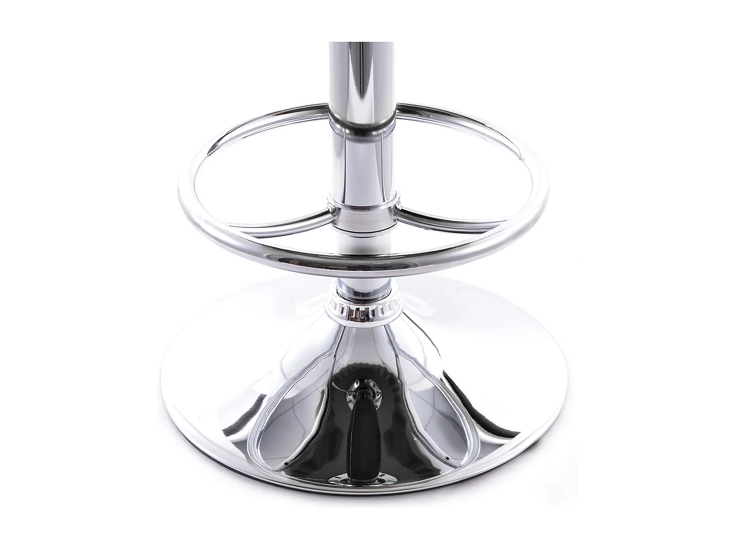 Tabouret de bar pivotant - Design métal - Bouteille Noir