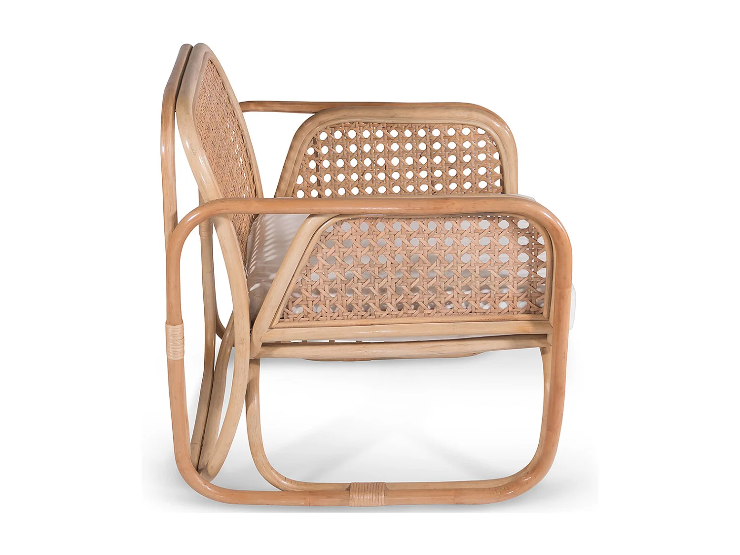 Sedia da salotto in rattan - Sedia di design - Boho Bali - Qawa