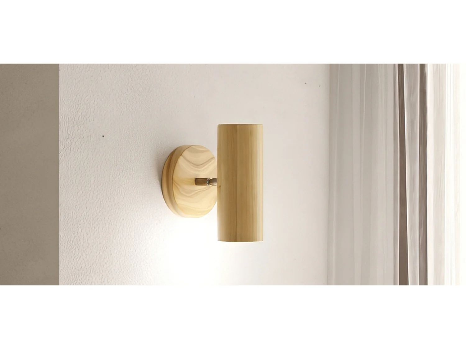 Applique Murale en Bois - Jera Naturel