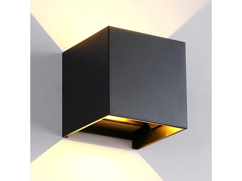 Applique Murale - Cube LED - Lubo Noir