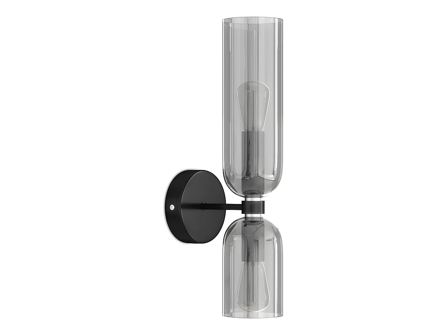 Applique Murale - Lampe Cristal et Métal - Kren Fumée