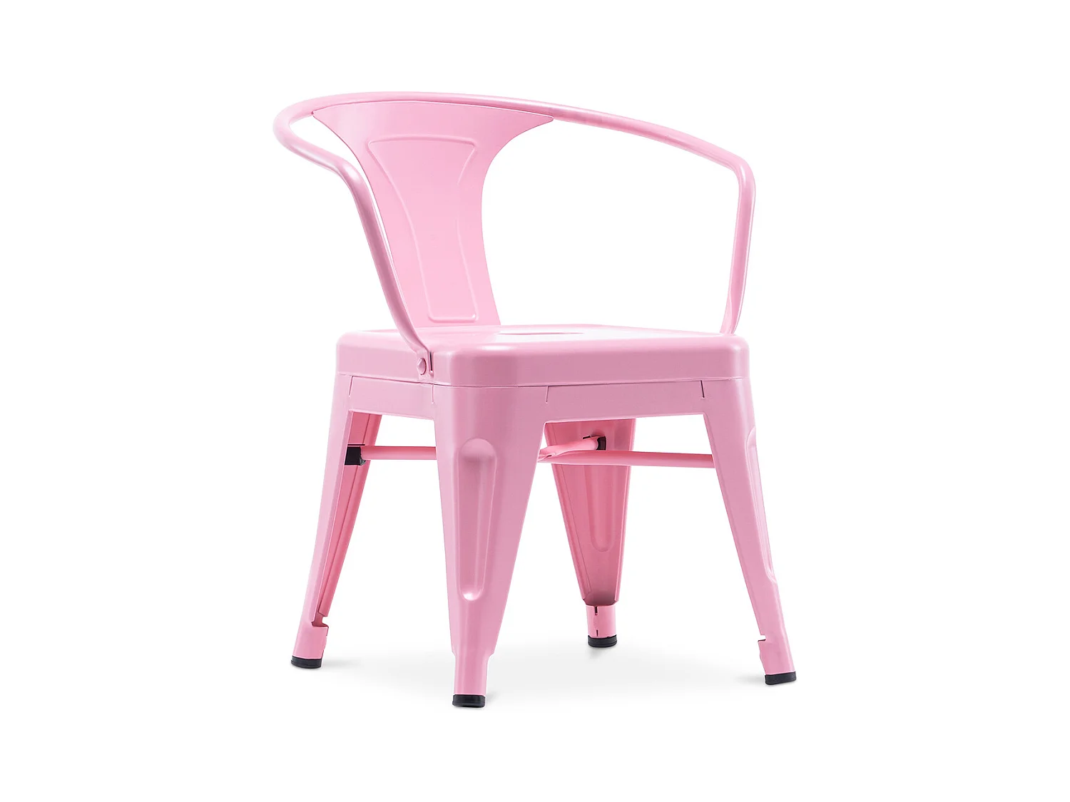 Silla Niños con Reposabrazos - Silla Infantil Diseño Industrial - Acero - Stylix