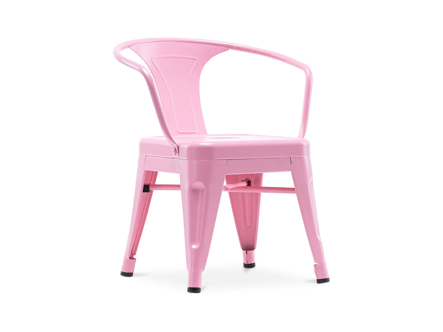 Silla Niños con Reposabrazos - Silla Infantil Diseño Industrial - Acero - Stylix