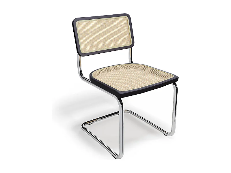 Chaise de salle à manger de style Boho Bali - Lumba Noir