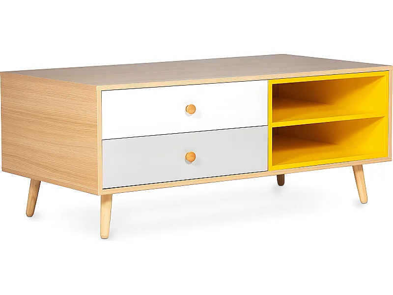 Mueble TV de Madera -  Diseño Escandinavo - Lenark