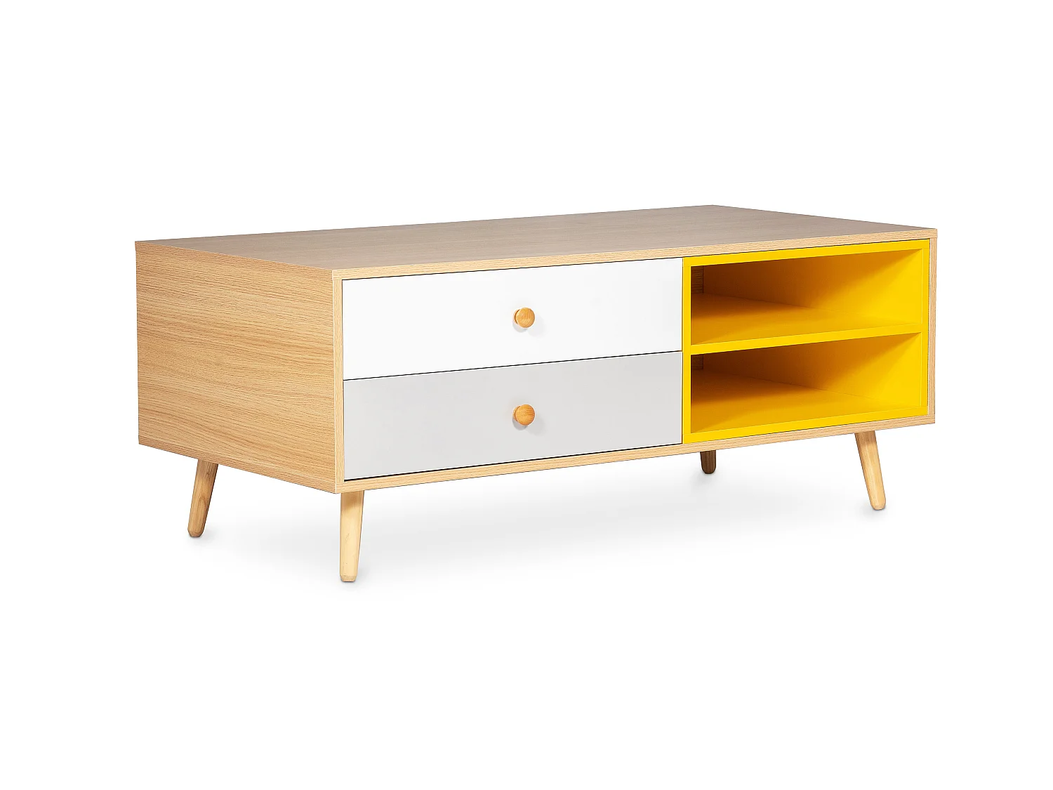 Mueble TV de Madera -  Diseño Escandinavo - Lenark