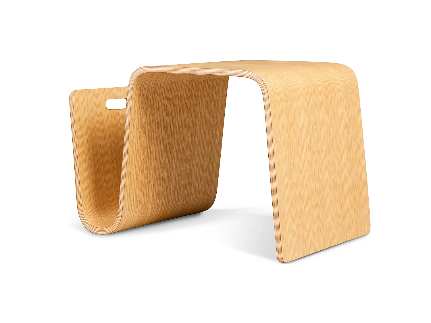 Table d'appoint - Design Porte-revues - Bois - Audrey Bois naturel