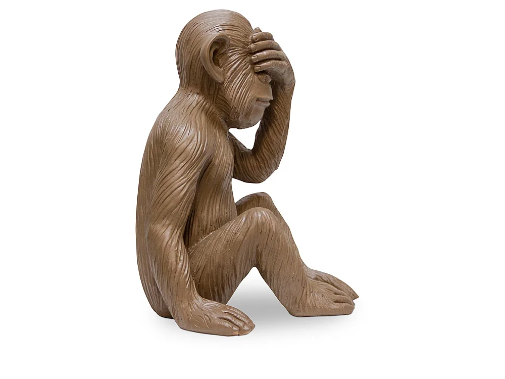 Figura Decorativa de Diseño - Mono Ciego- Sapiens