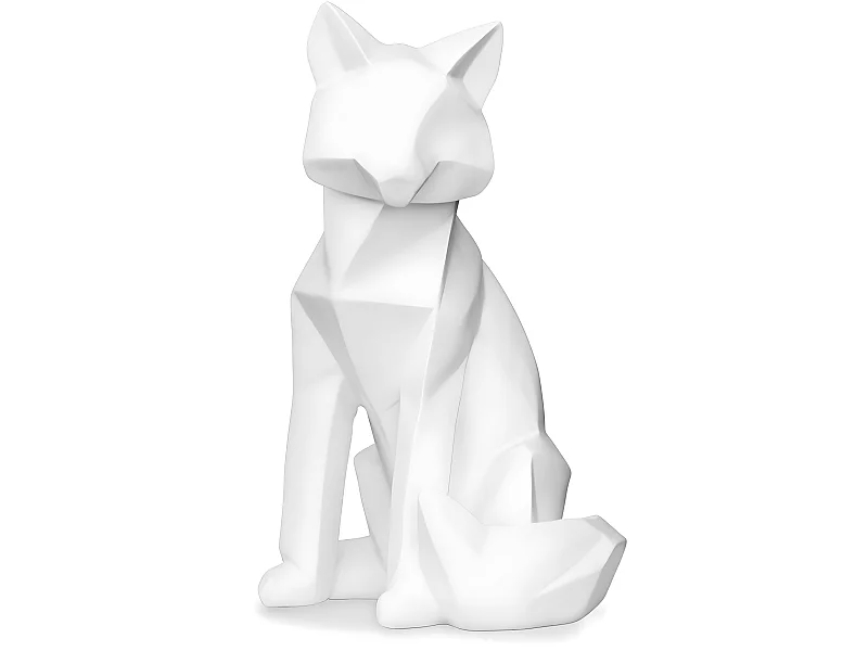Dekorative Figur Fuchs - Matt Weiß - Foox