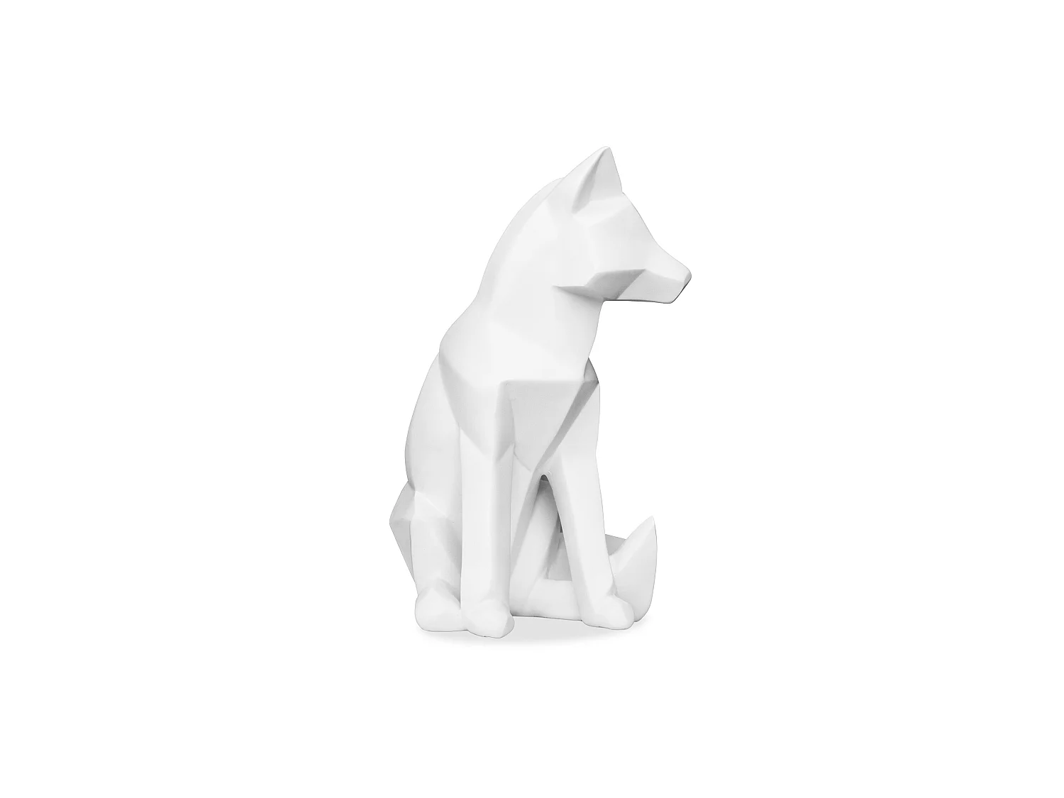 Figurine Décorative Renard - Blanc Mat - Foox Blanc