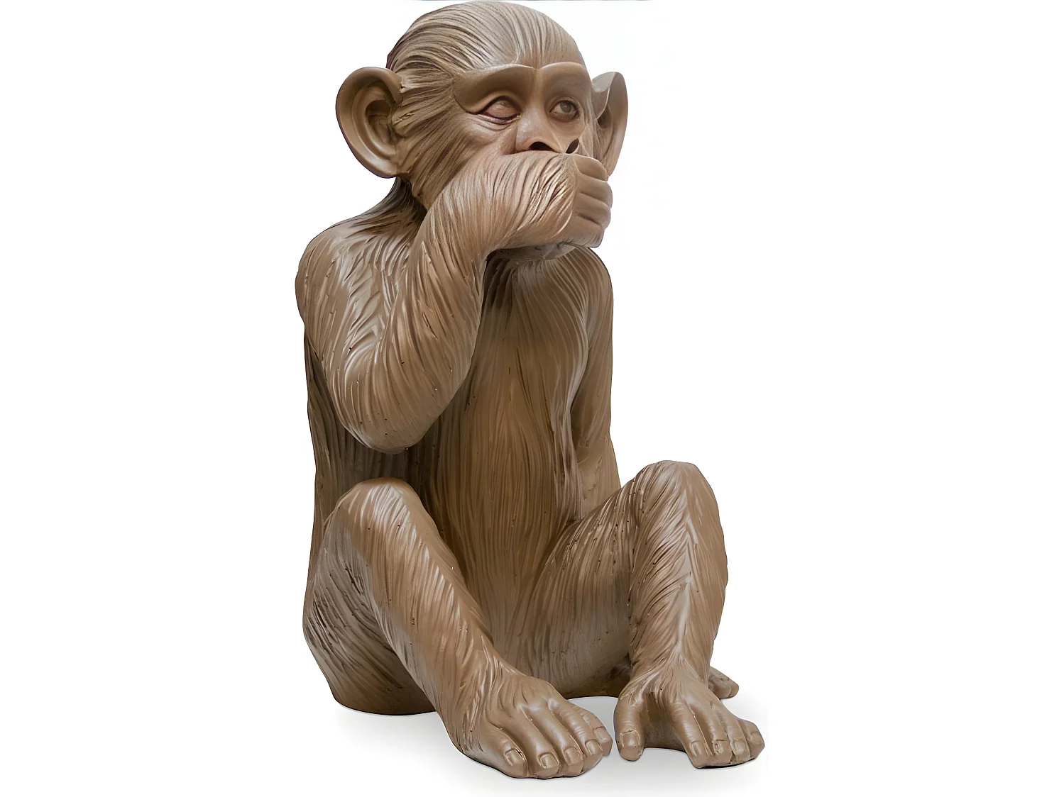 Figura Decorativa de Diseño - Mono Mudo - Sapiens