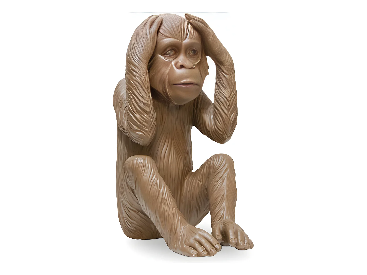 Statuetta Decorativa - Scimmia Sorda - Sapiens