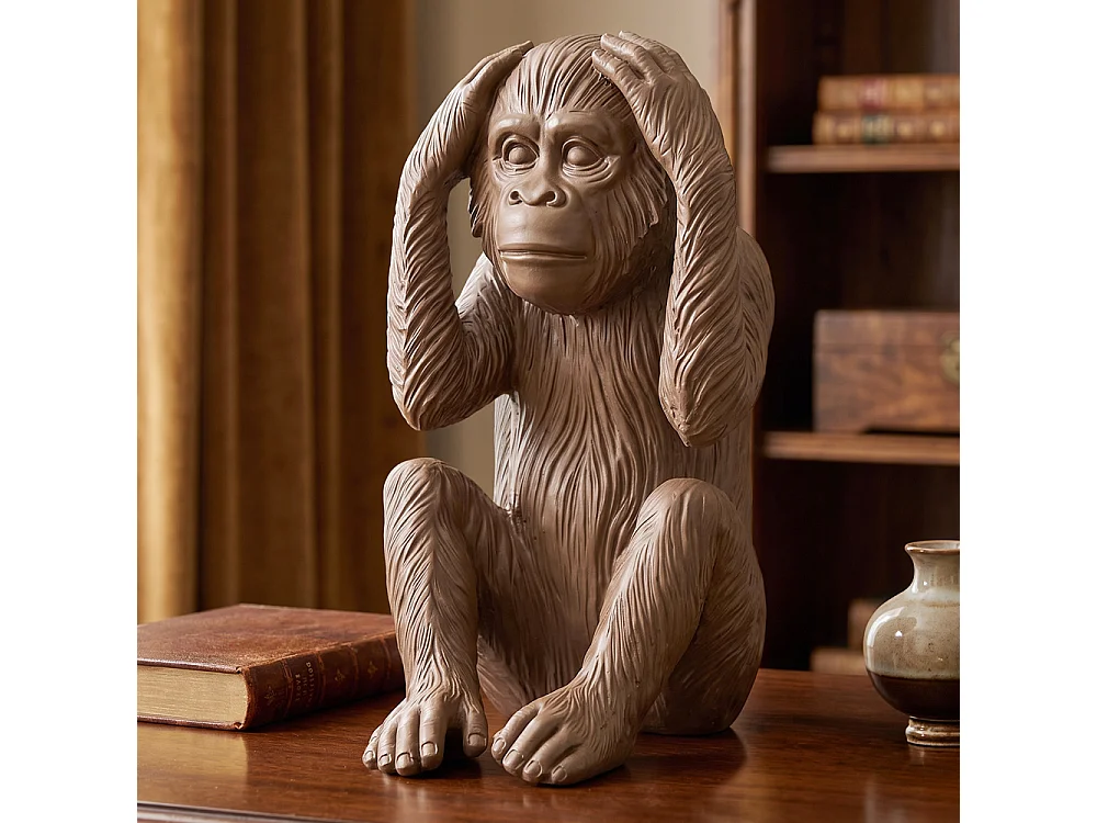 Figura Decorativa de Diseño - Mono Sordo - Sapiens