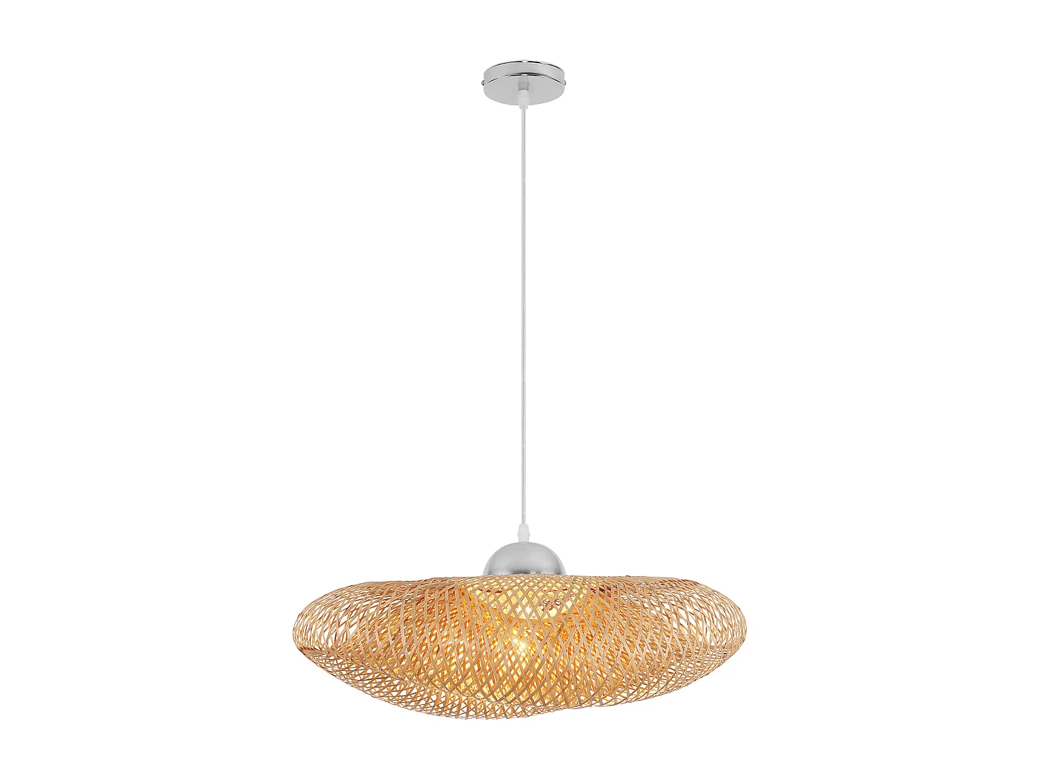 Bambus-Deckenlampe - Boho-Bali-Design-Pendelleuchte - Sam
