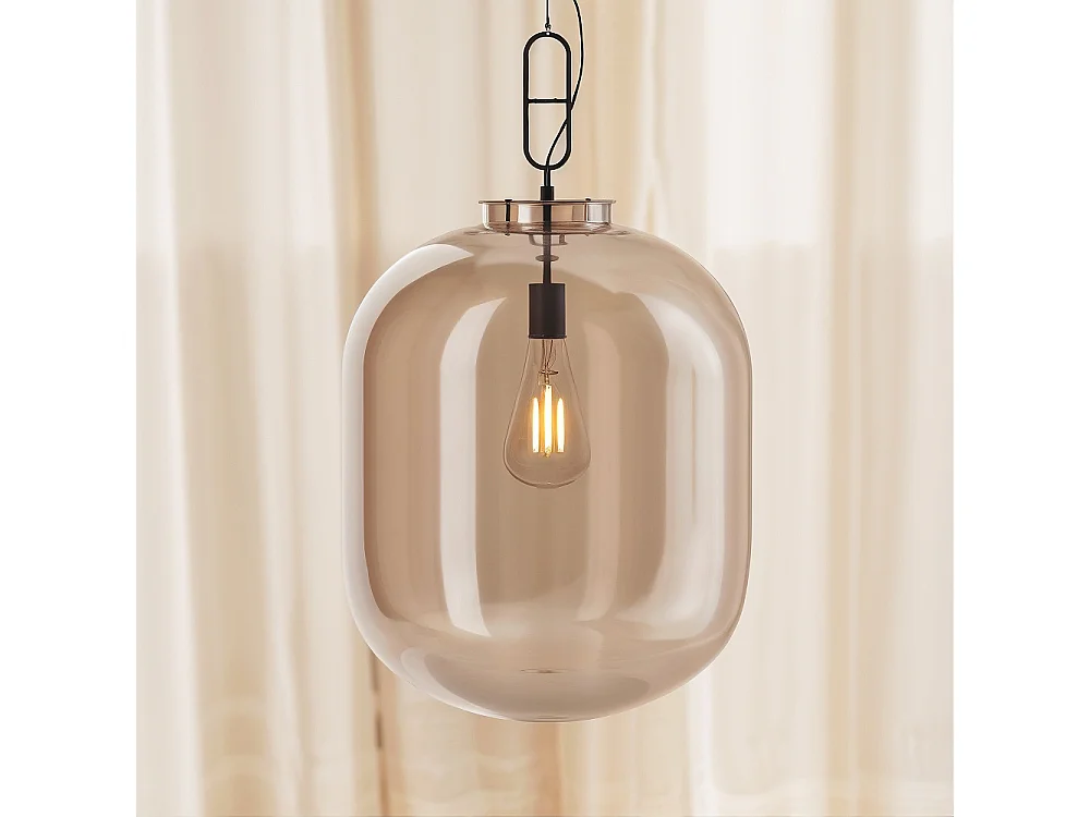 Lámpara de Techo Cristal - Lámapara Colgante de Diseño - Mediana - Grau