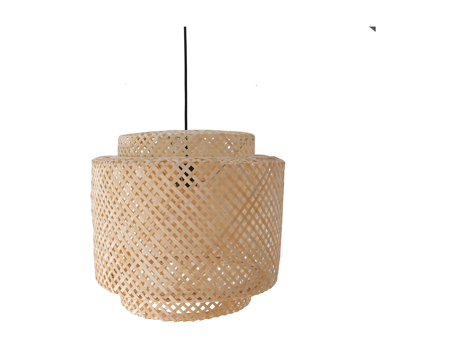 Lámpara de Techo de  Bambú - Lámpara Colgante Diseño Boho Bali- Hya