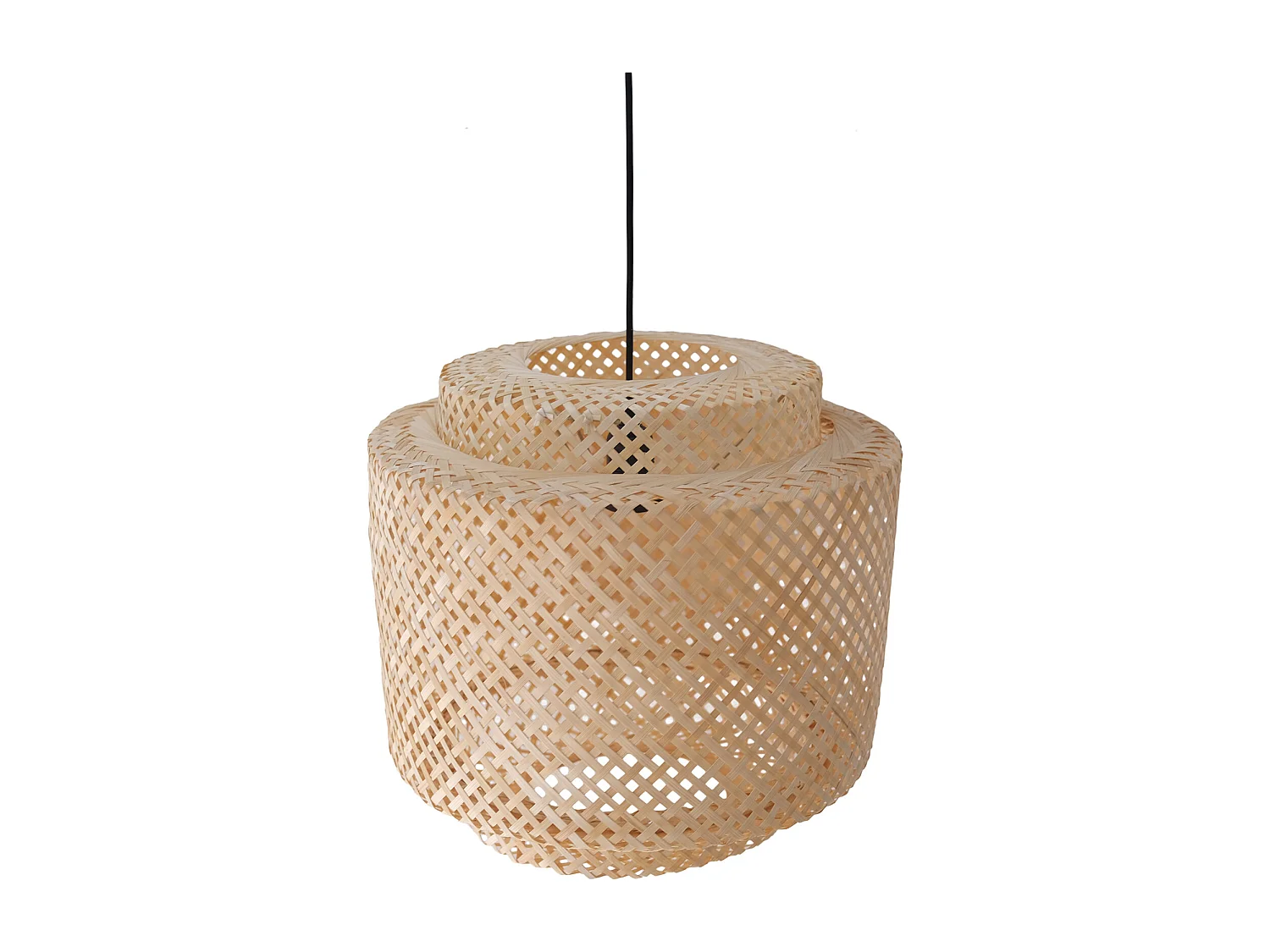 Lámpara de Techo de  Bambú - Lámpara Colgante Diseño Boho Bali- Hya