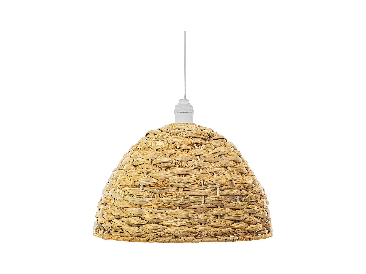 Lustre de plafond en herbe de mer - Suspension de style Boho Bali - Ngu Bois naturel
