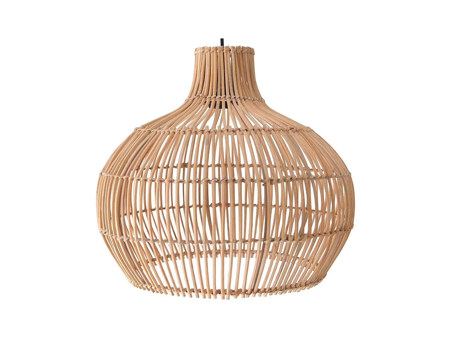 Lampe de plafond en rotin - Lampe suspendue au stile Boho Bali - Elan Naturel