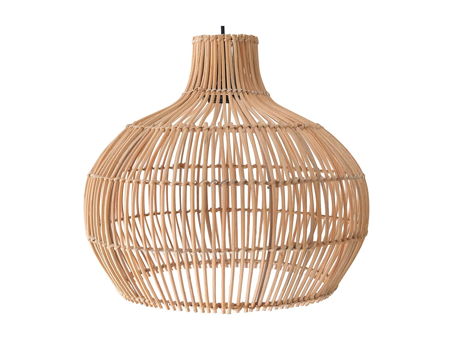 Lampe de plafond en rotin - Lampe suspendue au stile Boho Bali - Elan Naturel