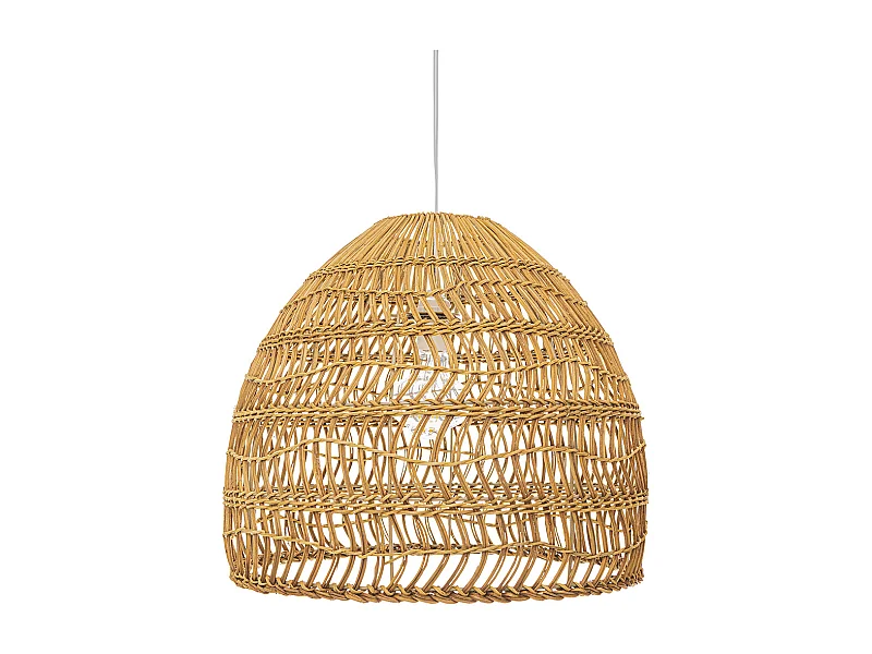 Rattan-Deckenlampe - Pendelleuchte im Boho-Bali-Design - 40cm - Hoa