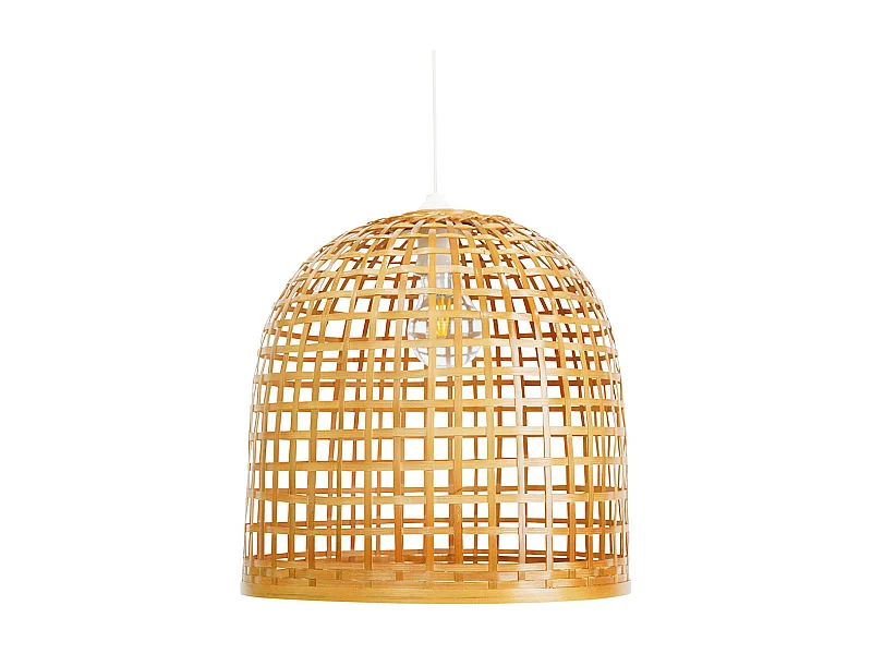 Deckenlampe aus Bambus - B Boho-Bali-Design-Pendelleuchte - Thi