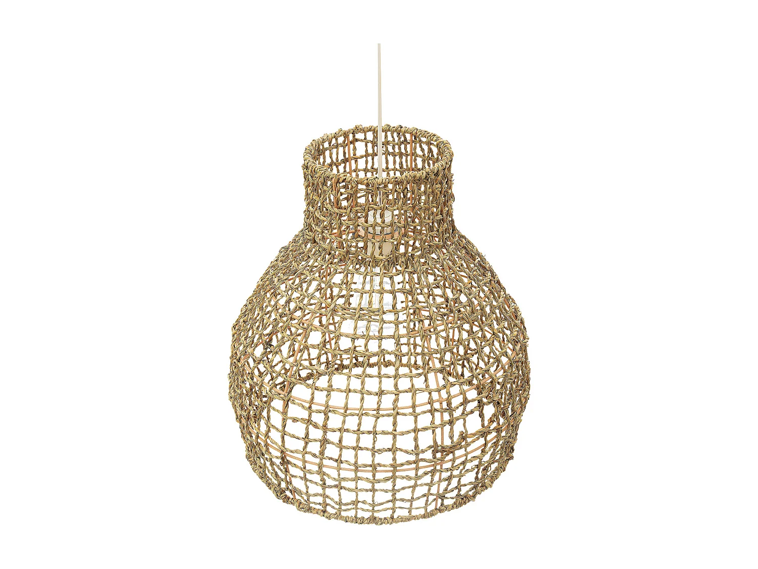 Lámpara de Techo de Ratán- Lámpara Colgante Diseño Boho Bali - Lan