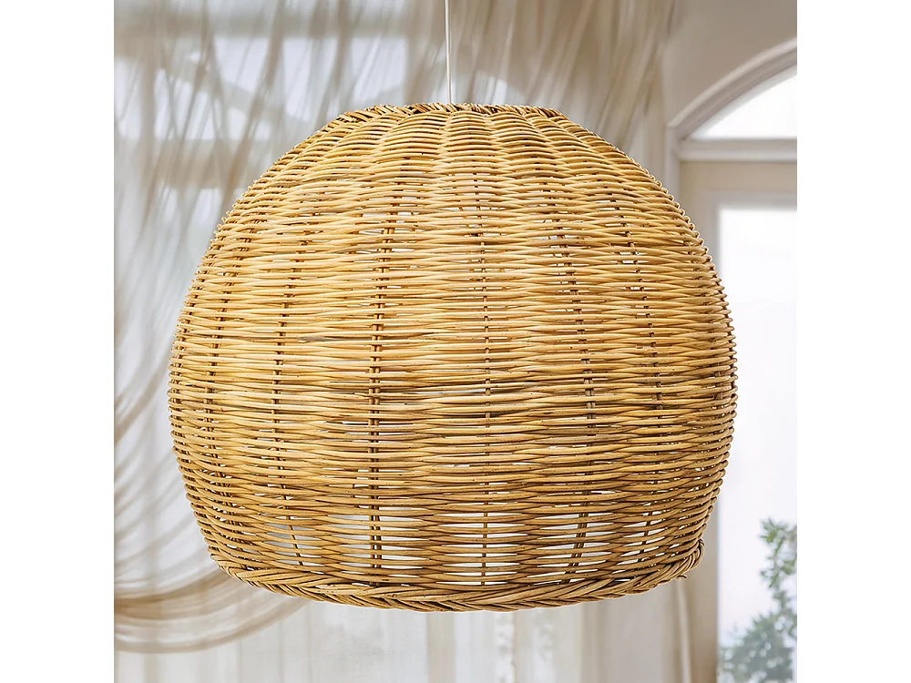 Lámpara de Techo de Ratán -Lámpara Colgante Diseño Boho Bali - Paon