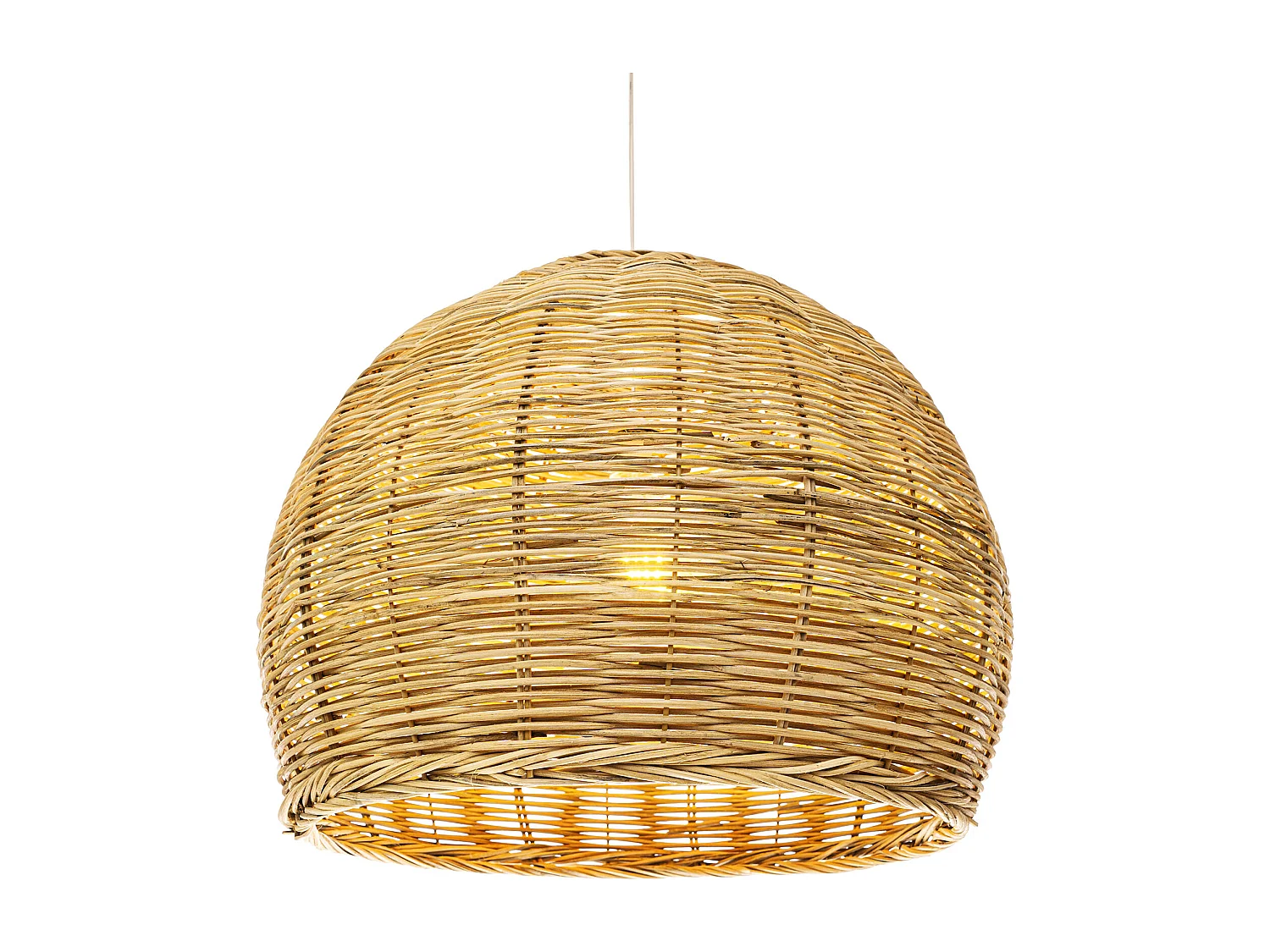 Lámpara de Techo de Ratán -Lámpara Colgante Diseño Boho Bali - Paon