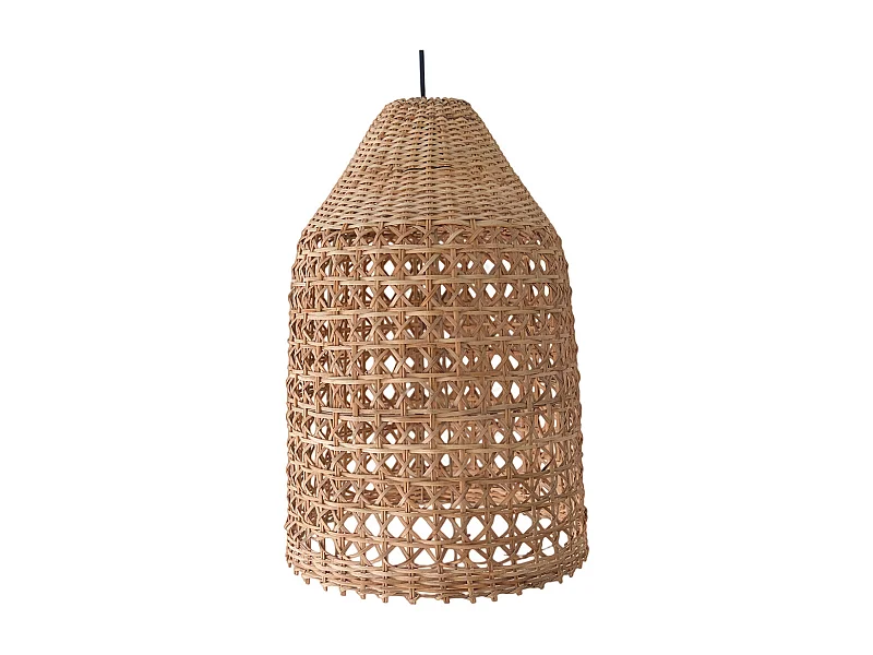 Lampe de plafond en rotin - Lampe suspendue de stile Boho Bali - Fai Naturel