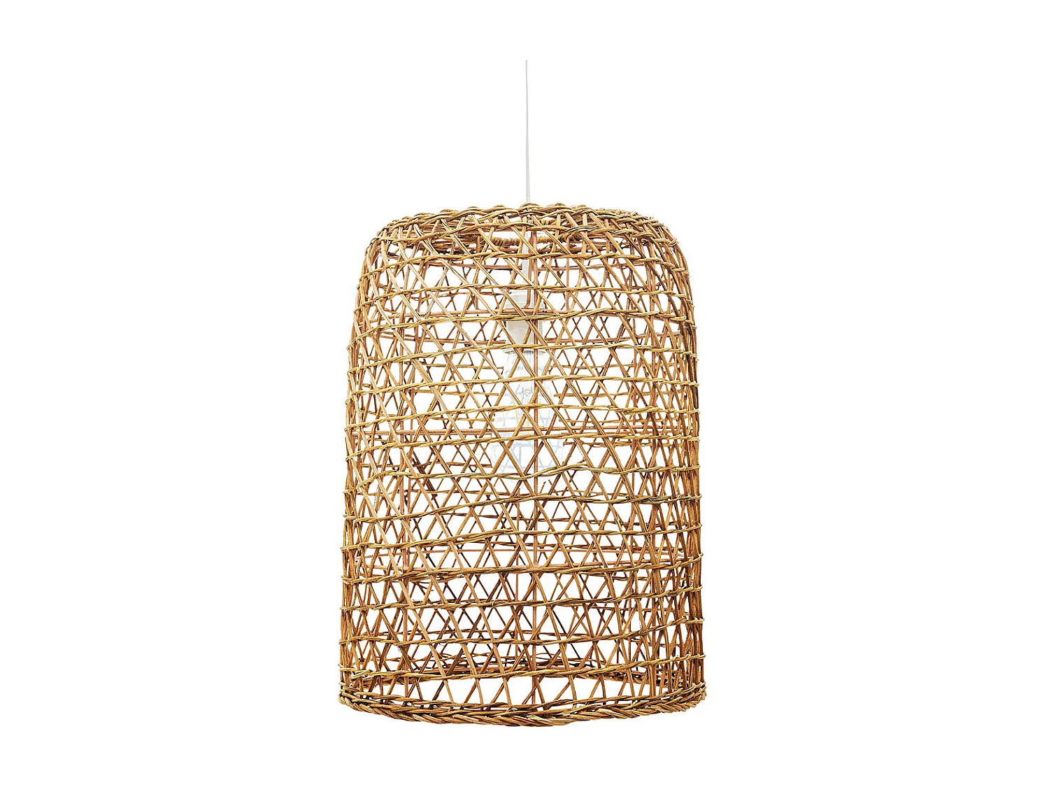 Rattan-Deckenlampe - Boho-Bali-Design-Pendelleuchte - Lian