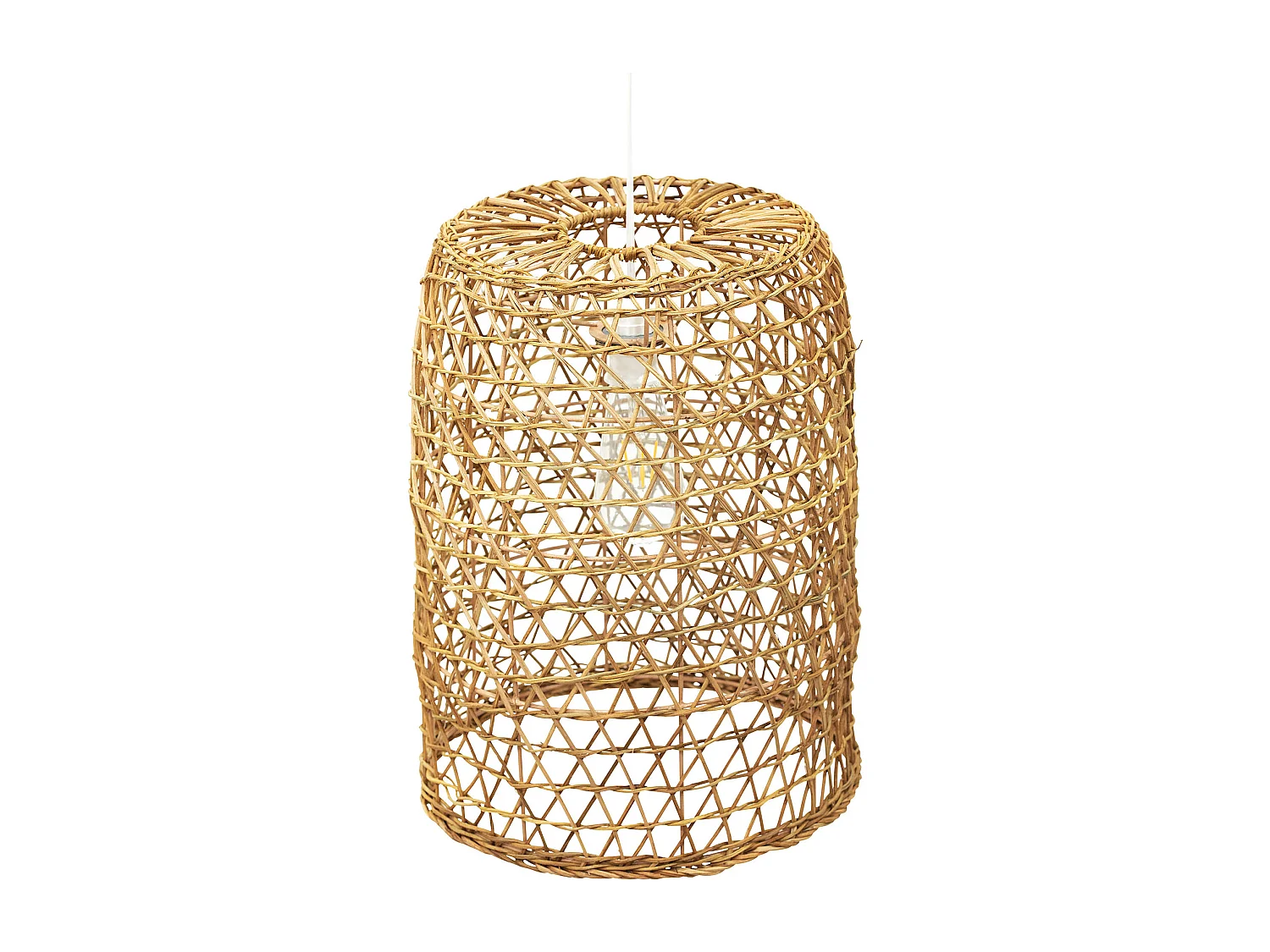 Lámpara de Techo de Ratán - Lámpara Colgante Diseño Boho Bali - Lian