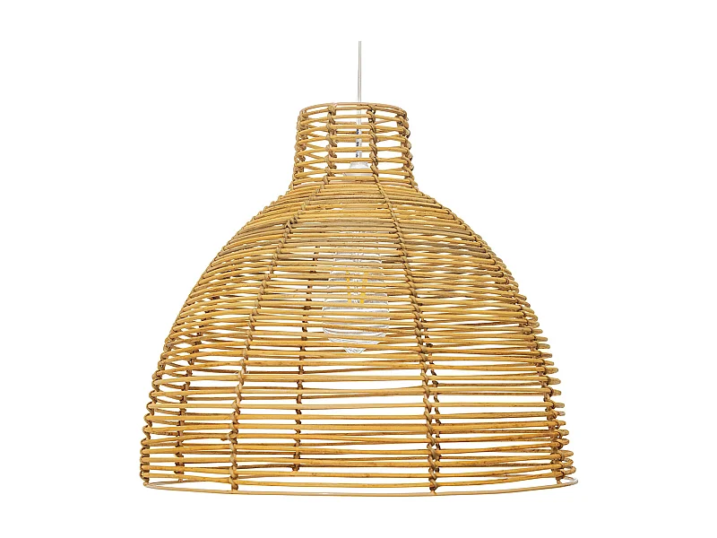 Rattan-Deckenlampe - Pendelleuchte im Boho-Bali-Design - Can