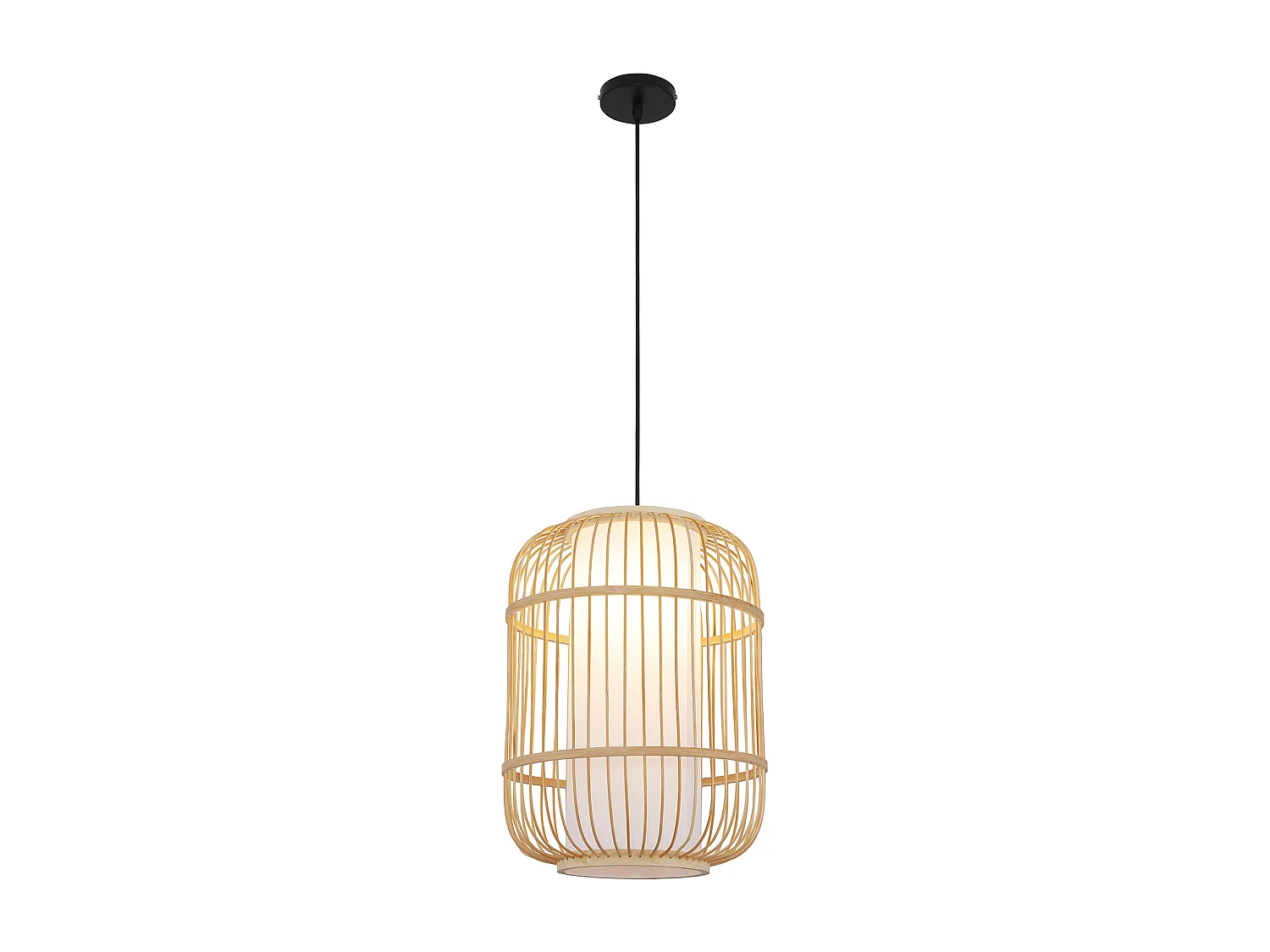 Bambus-Deckenlampe - Boho-Bali-Design-Pendelleuchte - Mane