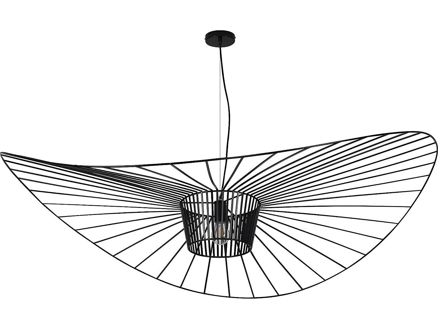 Lámpara de techo - Lámpara Colgante Diseño Pamela - 140cm - Vertical