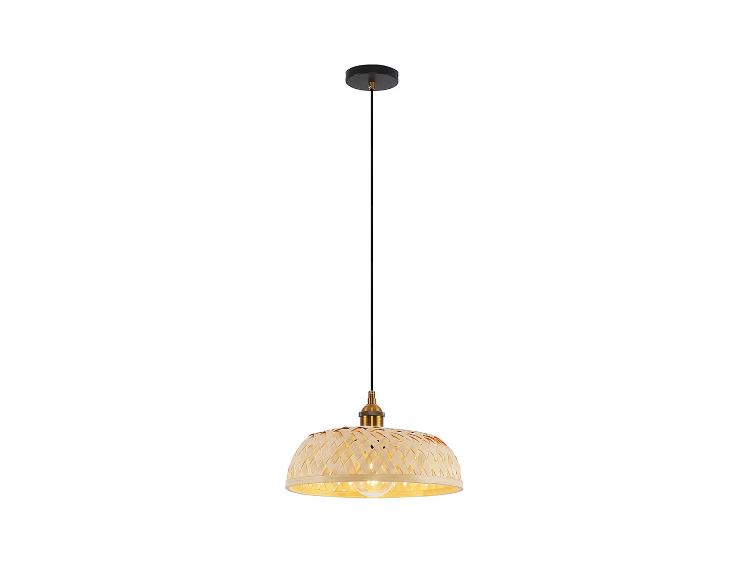 Bambus-Deckenlampe - Pendelleuchte im Boho-Bali-Design - Atria