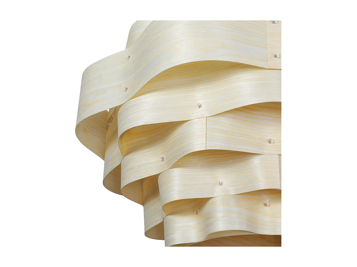 Holz-Deckenlampe - Pendelleuchte im Boho-Bali-Design - Aura