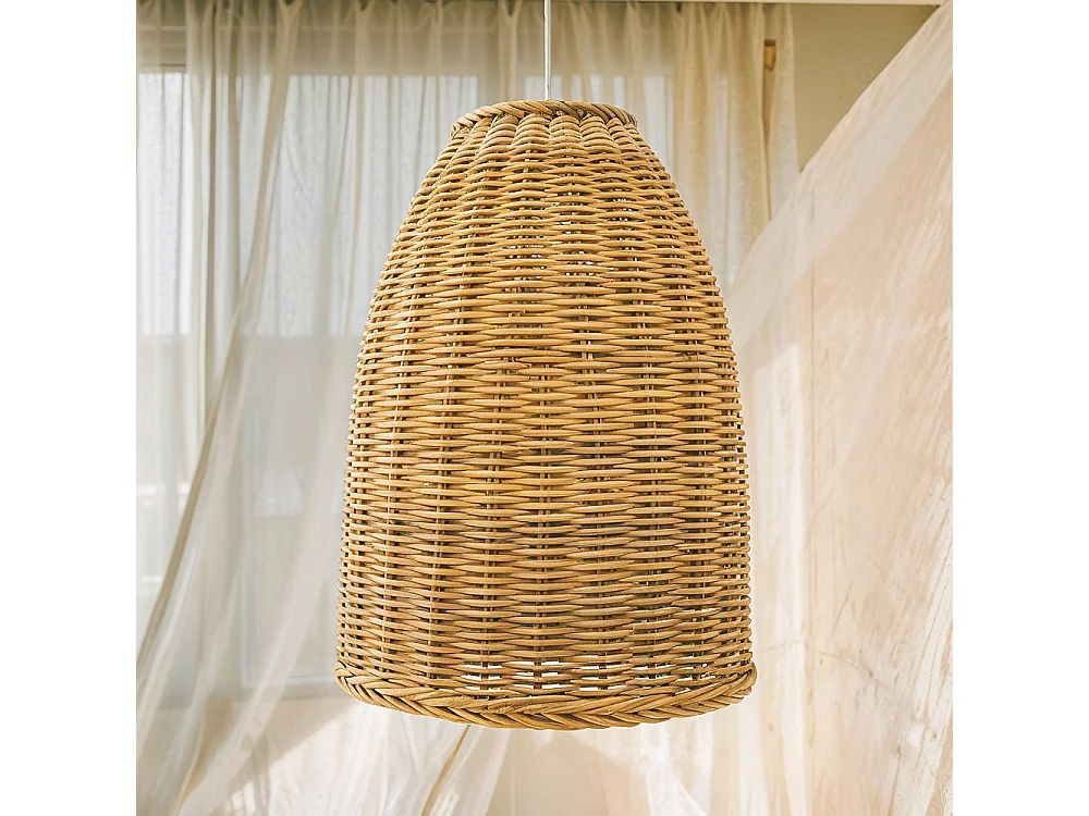 Lámpara de Techo de Ratán - Lámpara Colgante Diseño Boho Bali - Lie