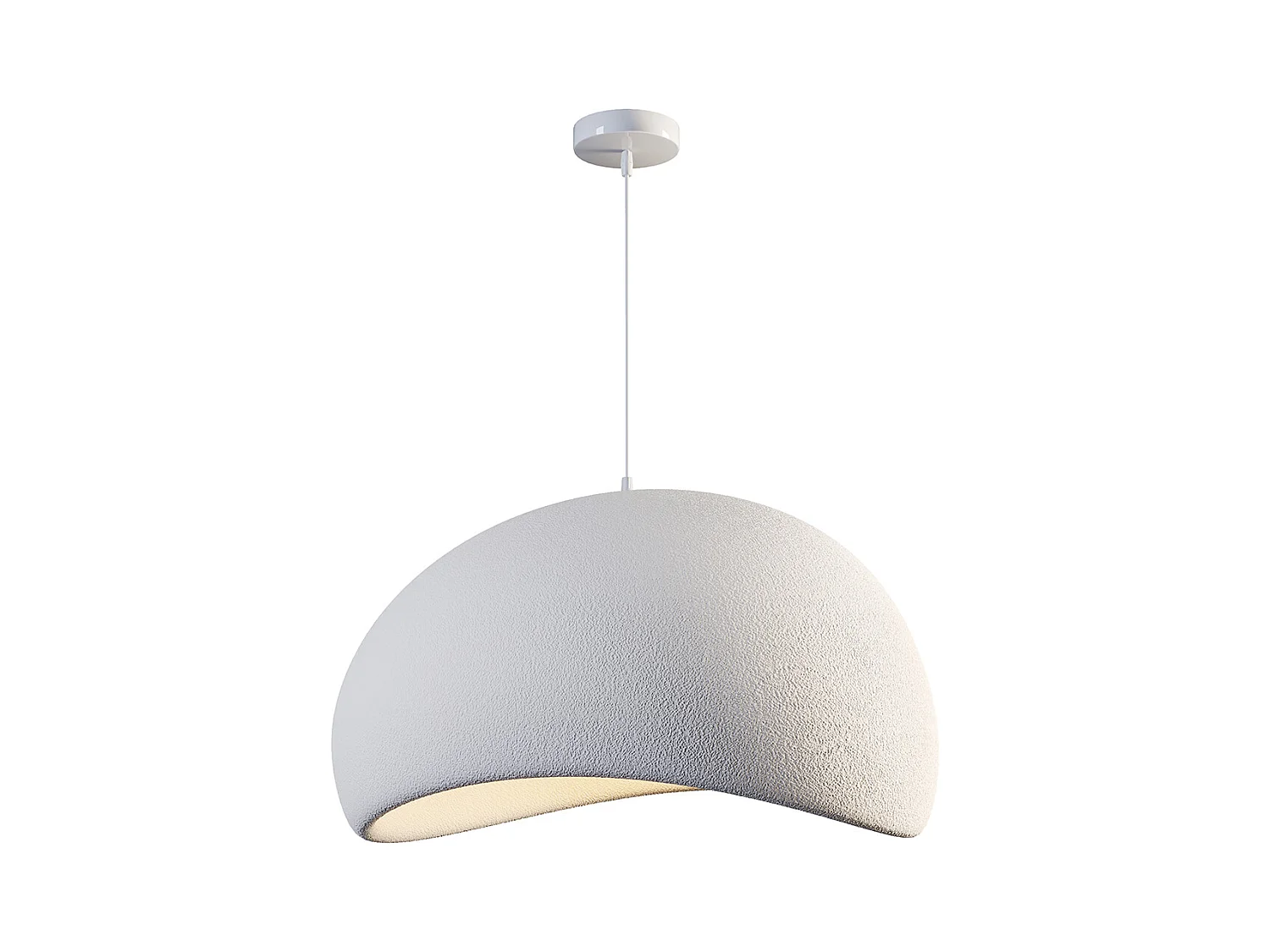 Lampe Suspendue en Résine - 50CM - Astra Blanc