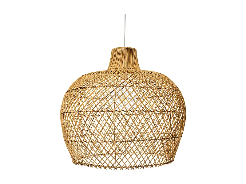 Rattan-Deckenleuchte - Pendelleuchte im Boho-Bali-Design - Mai