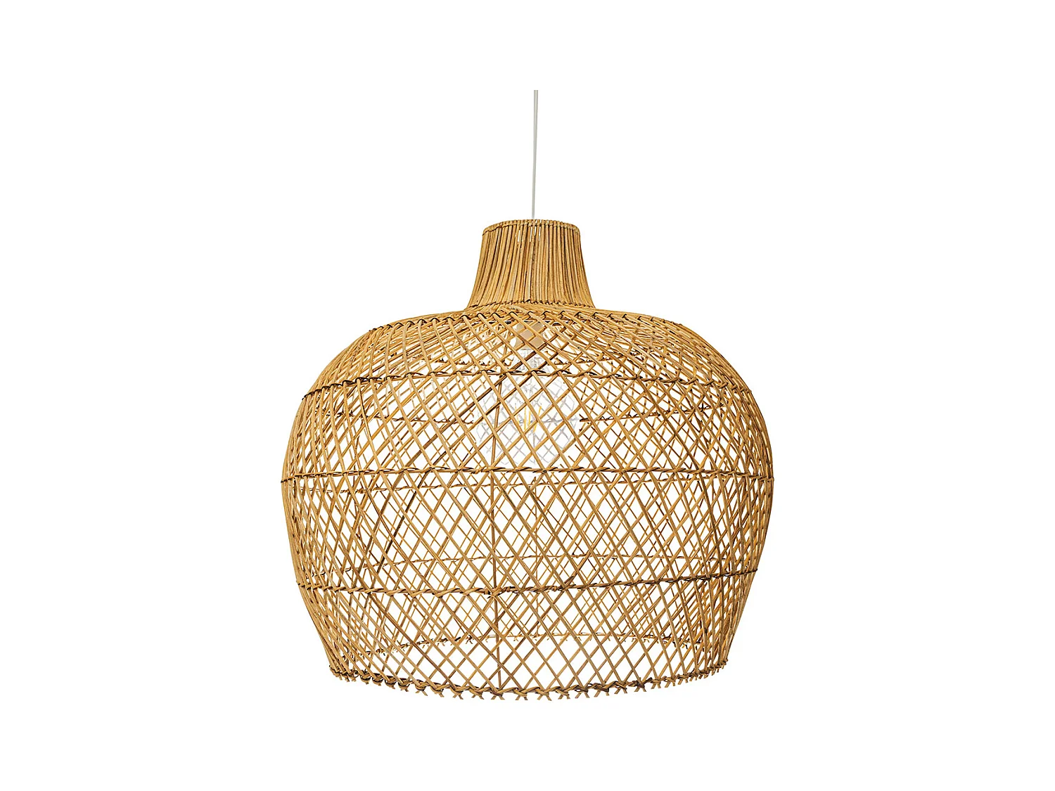 Lampada a Soffitto in Rattan - Lampada a Sospensione stile Boho Bali - Mai